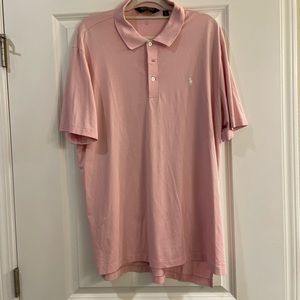 Men’s polo short sleeve - light pink